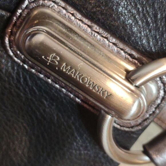 B Makowsky Black and Off white Purse  P3 - Picture 15 of 15